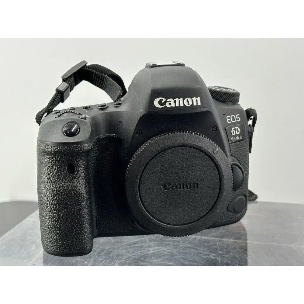 Canon EOS 6D Mark II DSLR + Canon 50mm f/4 Lens & Canon EF 70-200 F1.4